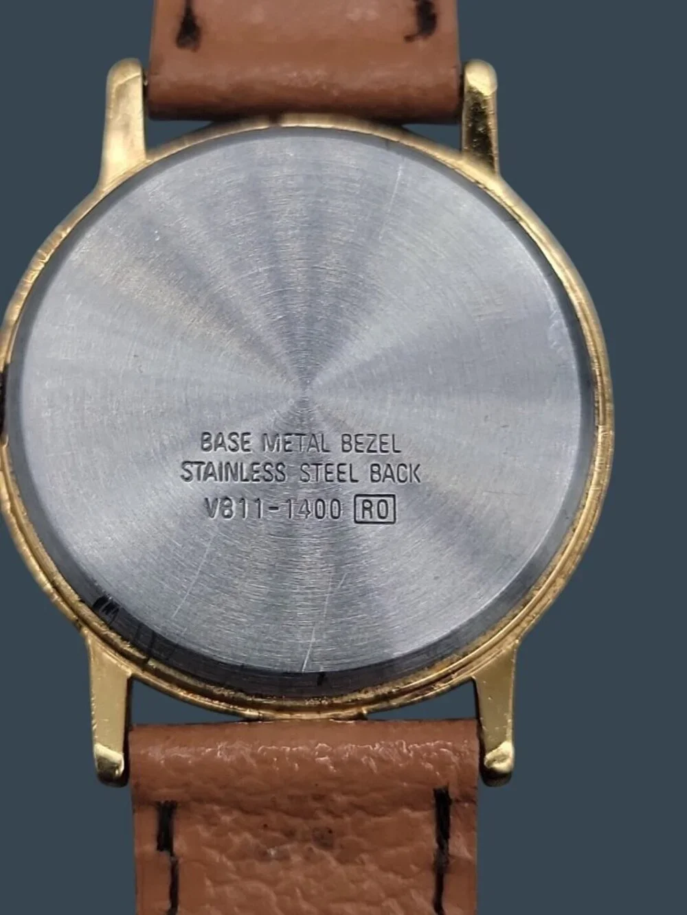 Vtg Lorus Seiko Mickey Mouse Quartz Watch V811-5410 Gold Tone 7